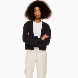 Wilfred free unwind waist cardigan merino wool cardigan